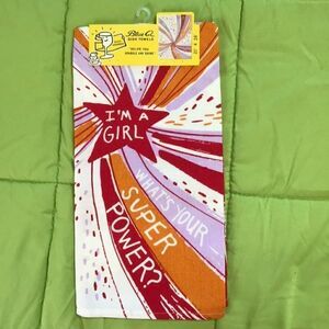 Blue Q Cotton Dish Towel  - Super Power